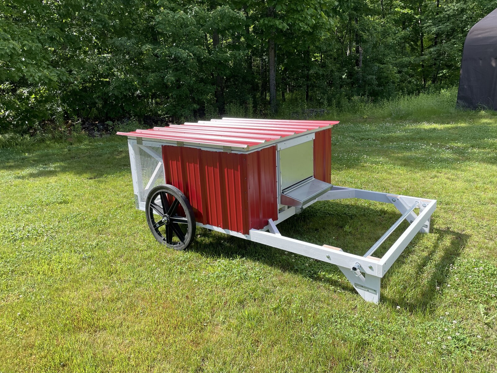 chicken coop outside